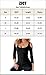 ZJCT Women's Open Cold Shoulder Stretch Long Sleeve Tee Shirt Casual Blouse Tops White M