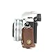 MegaGear MG638 Olympus OM-D E-M10 Mark II, E-M10 (14-42mm) Ever Ready Leather Camera Case and Strap - Dark Brown
