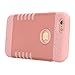 iPhone 6S Plus Case, Pandawell™ Shock Absorbing Hybrid Defender Armor Rubber Case Cover for Apple iPhone 6S Plus & iPhone 6 Plus 5.5 with Screen Protector & Stylus (Rose Gold)