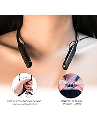 Auriculares Bluetooth para juegos, auriculares estéreo inalámbricos con tono EQ y correa para el cuello para tableta móvil y juego de PC