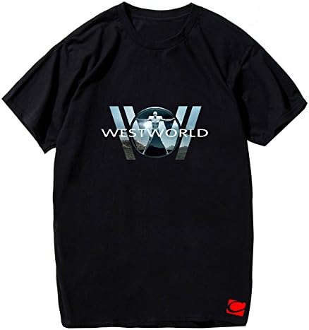 cornflower Westworld Short Sleeve O-Neck Graphic Men T-Shirt Funny Gift Tee Size XXL