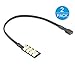 Electop 4 Pin PWM Fan Splitter Hub Cable,4 Way Black Sleeved Braided Fan Power Cable,for 12V Computer Fans(2 Pack)