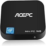 Mini PC,ACEPC W8 Mini Computer Intel Z3735F Quad Core up to 1.83GHz 2GB/32GB Fanless Computer Windows 10 Desktop PC With Built-in Wifi,Bluetooth 4.0