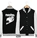 Fairy Tail Natsu Lucy Baseball Jacket Cartoon Anime Cotton Men's/Women's Cosplay Baseball Jersey Uniform ,Printing Long Sleeves Cardigan Jacket ,Warm Autumn And Winter Sportswear ,Cosplay Costume