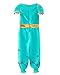 JiaDuo Princess Jasmine Costume for Girls Halloween Party Dress Up 5-6 Years
