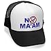 Megashirtz - No Ma'am - Vintage Style Trucker Hat Retro Mesh Cap