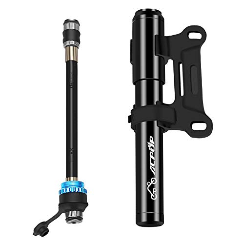 Racing Portable Bike Pump ,Fits Presta & Schrader, 150 PSI Mini Bicycle Tire Pump
