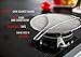 Grease Splatter Screen for Frying Pan 13’’ - Oil Splatter Guard with Fine Mesh, Long Handle and Resting Feet - for Safe and Cleaner Cooking - Stainless Steel