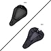 Miniues Gel Bike Seat Cover, Soft Silicone Cushion Comfortable Bicycle Saddle Replacement for Exercise, Mountain Road Gym Bike Seat, Toddler Bike Seat, Gel Padded Cyclingthumb 2