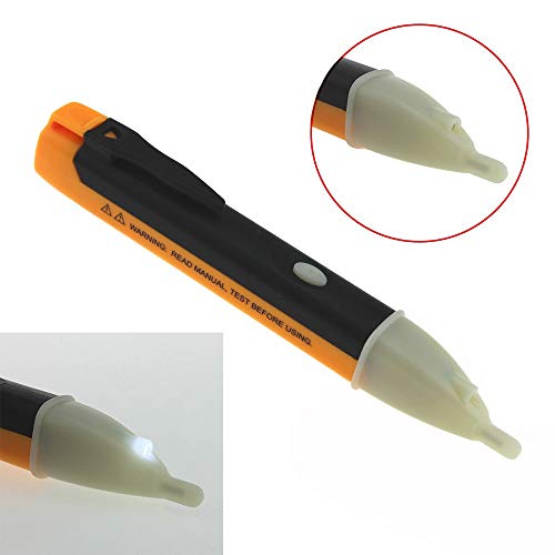 Carrfan Digital AC Voltage Tester Pen Detector Electricity Detector Test Pencil with LED Light Volt Alert Pens Hand Tools Accessories - Thumbnail 3