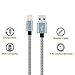 Frieso [3FT/3PACK] Lightning Cable Nylon Extra Long USB Cord Charging Cable for iPhone7,7plus,SE,6s,6s plus,6plus,6,5s 5c 5,iPad Mini,Air,iPad5,iPod (Gray).