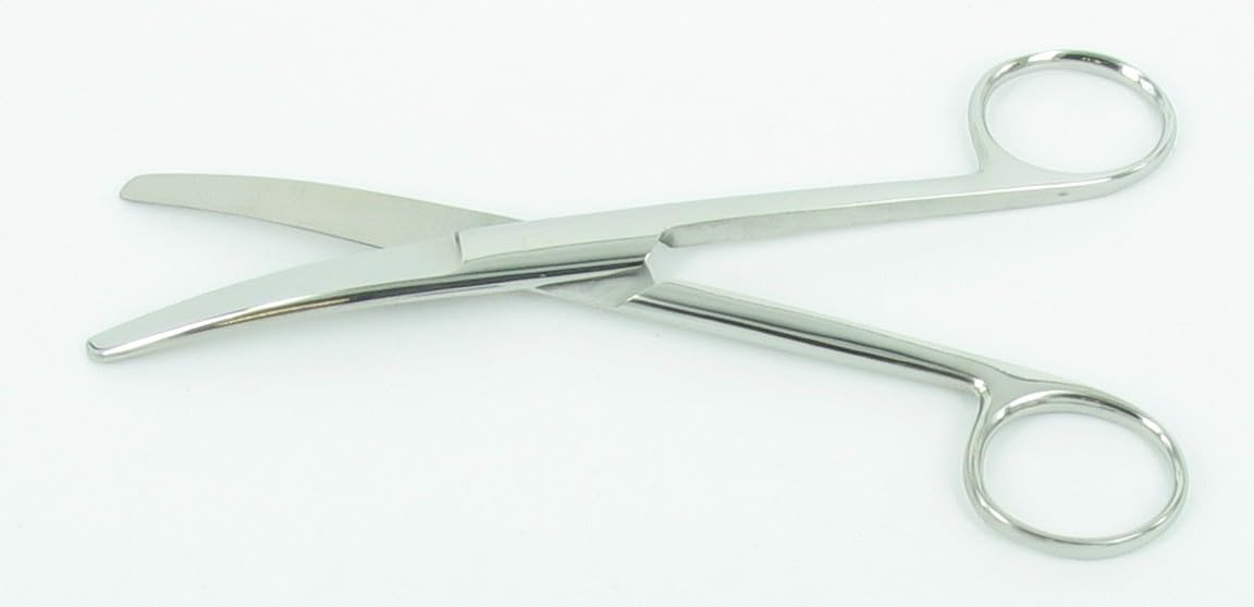 Lyall Willis 7" Pet Grooming Curved Scissors Blunt/Blunt, Scissors Kit for Pets, Pet Grooming Tools, Cat and Dog Hair Cutting Scissors, Pet Hair Removal