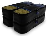 Shacke Pak - 4 Set Slim Packing Cubes - Travel Organizers