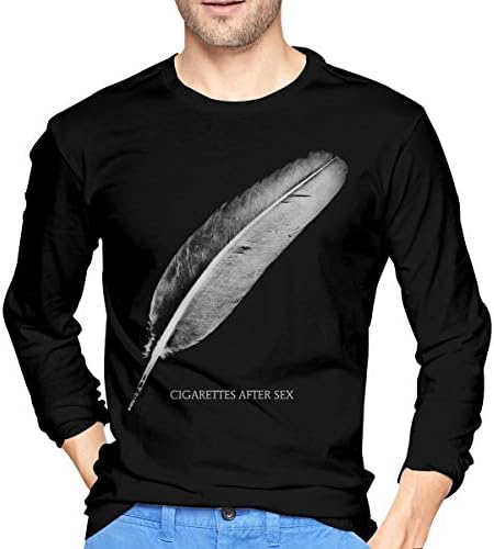 Tubdr Cigarettes After Sex Cool Men's Long Sleeve T-Shirts Black