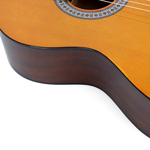 Capo For Kids Acoustic Guitar - Classical Nylon String Guitars Musical Instruments Capo Winzz 39 Inches Classical Guitar Full Size Nylon String Student Kids Acoustic Guitar With Bag Stand Tuner