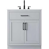 Elegant Kitchen and Bath Alden 30" Single Bathroom Vanity in Grey