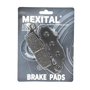 MEXITAL Remblokken semi-metaal vooraan rechts voor KLE 650 (07-14)/ER6f ER650 EX650 (06-16)/Z750 ZR750 (04-05)/Z750S (05…