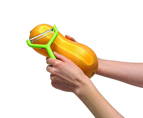 New Soda Big Peeler, Extra Wide Large Vegetable Peeler, Ultra Sharp, Twice As Fast - Blade 50% Larger Than Standard Blades (Green)
