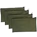 Heavy Duty 16 oz. Canvas Tool Bags with Metal Zippers Multi Purpose Waterproof Smart Storage Pouches Everyday Utility Tool Bags Organizer Best for Handymen Repairmen Woodworker (Green, Pack of 4)