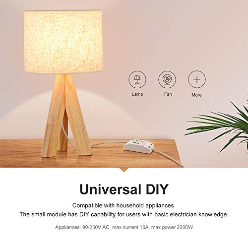 SONOFF Basic R2 10A Smart WiFi Wireless Light Switch, Universal DIY Module for Smart Home Automation Solution, Compatible with Alexa & Google Home Assistant, Compatible with IFTTT (3 Pack)