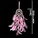 BeAhity DIY Dream Catcher Kit for Kids,Handmade Pink Dream Catchers Traditional Feather Wall Hanging Craft Kits for Girls Kids Nursery,4.33 inch Dia