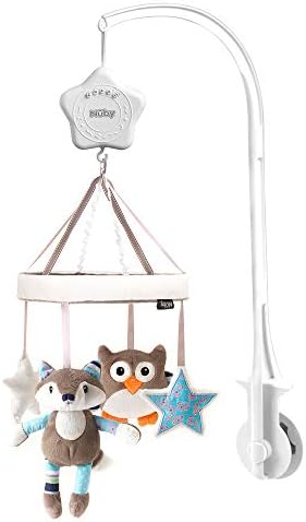 Nuby Little Fox Musical Cot Mobile 