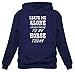 Tstars Leave Me Alone I'm Only Talking to My Horse Hoodie for Women Teen Girls Funny Sayings Horses Sweatshirt Hoodie Medium Blue