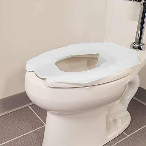 Hospeco Discreet Seat DS1000 HalfFold Toilet Seat Covers, White (4