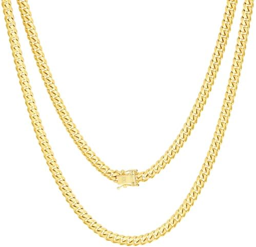 Nuragold 14k Real Yellow Gold Round Box 1.5mm Venetian LInk Chain