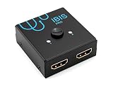 IBIS Pro 4K HDMI Bi-Directional Switch 4K 60 Hz at 4:4:4, HDCP Pass-Through (HDCP 2.2 Support), 2x1 or 1x2