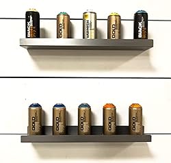 DIY CARTEL Made in USA Floating Metal Wall Shelf