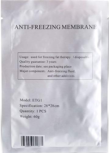 10 Antifreeze Membrane Cryolipolisis device. Medical quality for professionals & private individuals, Normalize CEE. (28cm X 28cm)