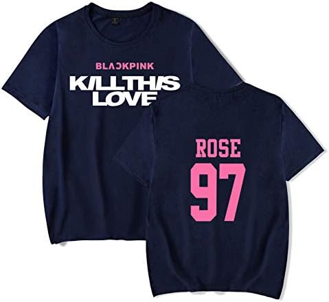 singslife Blackpink Shirt Kpop Blackpink KILLTHISLOVE Concert Tshirt Jisoo Jennie Lisa Rose Tee Shirts T-Shirt