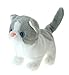 My Lovely Pet Cat Series - Battery Operated Toy Cat w/ Forward Walking Motion, Curling Tail, & Sound (Colors & Styles May Vary)