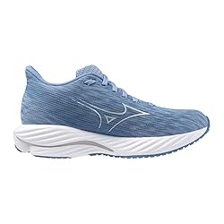 Mizuno Womens Wave Rider 28 Running Shoe, Glacier