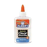 Elmer's Washable No-Run School Glue, 5 oz., Clear
