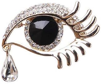 Tear of Angel Rhinestone Brooch Pin