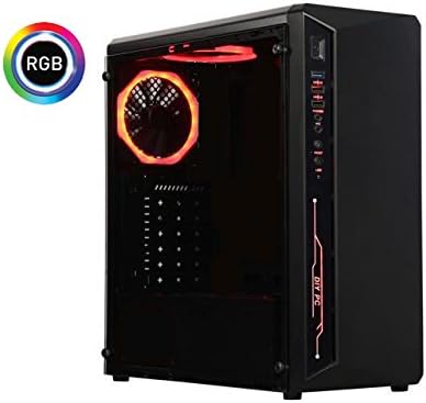 Centaurus Aria 2 Gaming PC - AMD Ryzen 7 2700 8-Core 16x SMT 4.0GHz, 16GB 2667MHz RAM, Nvidia GTX 1060 6GB, 240GB SSD + 2TB HDD, Wraith Spire RGB, Win 10 PRO, WiFi. Overclocked, Tempered Glass, RGB