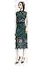 Tuliplazza Women Zigzag Tunic Sheath Cocktail Prom Party Gowns Midi Lace Dress