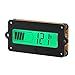 DC Battery Meter, DROK Digital Battery Voltage Capacity Percent Monitor Tester DC 12-63V Battery Reader 12V 24V 36V 48V LCD Lead Acid Battery Indicator Electric Quantity Detector for Car Vehicle