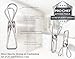Pro Chef Kitchen Tools Laundry Clothespins Set of 24 Stainless Steel