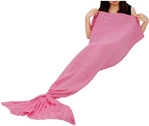 Revery Mermaid Tail Blanket Crochet and Mermaid Blanket for Kids Adult Super Soft Sleeping Bags (PKS)