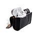 AirPods Case,Thankscase Premium Genuine Leather Case 2 in 1 Combo Magnet Closure Cover for Apple AirPods and AirPods Strap.(Black)