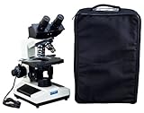 OMAX 40X-2000X Digital Binocular Compound Microscope with Built-in 3.0MP USB Camera and Double Layer Mechanical Stage and Vinyl Carrying Case