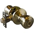Design House 728345 Terrace 6-Way Universal Keyed Entry Door Knob Antique Brass