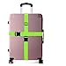BlueCosto Luggage Strap Suitcase Belts Travel Accessories, 2-Pack, Green