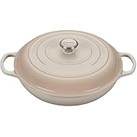 Le Creuset Enameled Cast Iron Signature Braiser, 5 qt. , Meringue