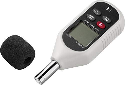 Voltcraft Mini Sound Level Meter SL-10, Dark/Light Grey, Parameters, Frequency, Pitched Sound dBA
