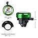 Bicycle Bell Aluminum Bike Bell Ring - ' I Like My Bike' Bike Horn of Mountain Bike Road Bike Exercise Bike Accessories for Adults Men Women Kids Girls Boys Bikes - Green