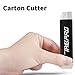 Box Cutter Retractable Package Opener, Single Edge Razor Blade Carton Cutter, 12 per Box, TACKPRO Handy Mini Box Opener Compact Cutting tools (Black)